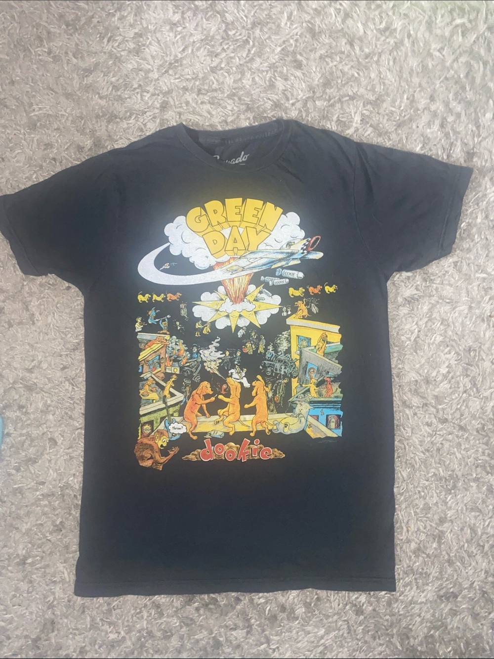 Green Day Dookie Graphic Tee - Black